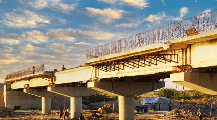 Highway bridge built by Varchasva Infraproject